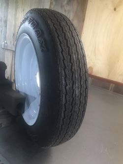 Trailer Tire & Wheel 4.80-12