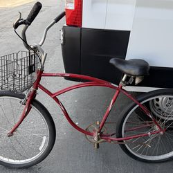 Schwinn Cruiser SS 26” Beach Cruiser Bike Vintage Style w/ Basket