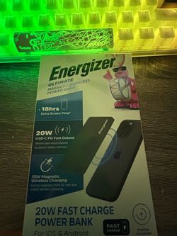 Energizer power bank wireless charger