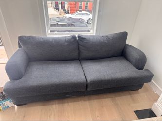 2 sofas for sell. One beige , and one blue