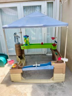Step 2 Pump and Splash Water Table