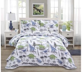 Dinosaur quilt twin