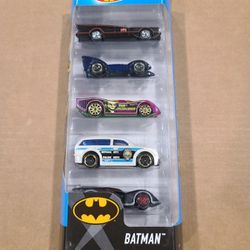 Hot Wheels BATMAN 5 Pack