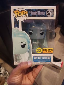 FUNKO POP! CONSTANCE HATCHAWAY #578 Haunted Mansion GLOWS IN DARK Hot Topic