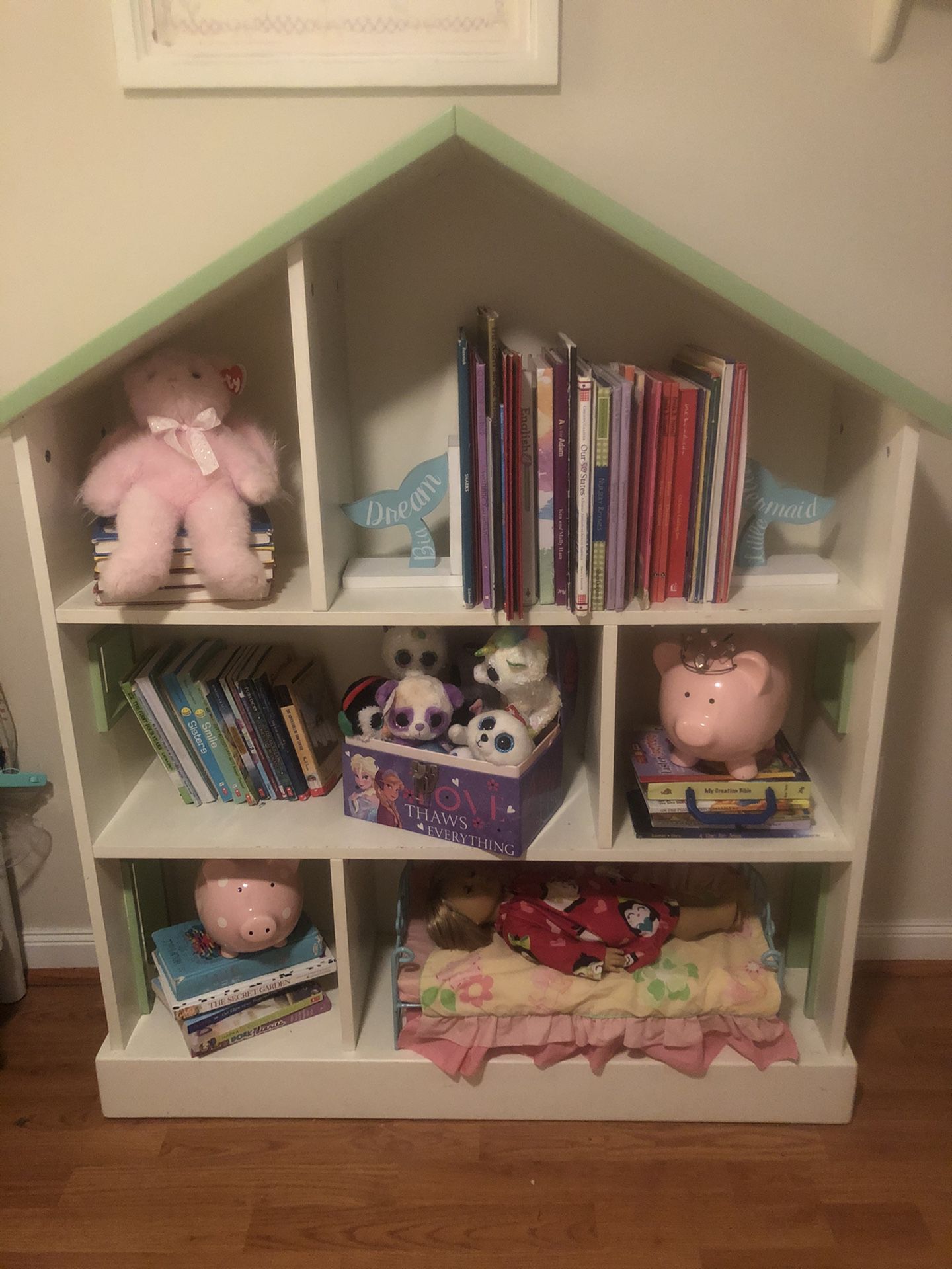 Pottery Barn Kids Dollhouse Bookcase And Storage