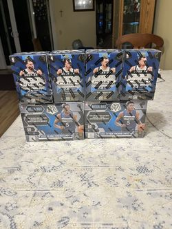 Lot (6) 4 2023-24 Panini NBA Prizm Blaster & 2 Mosaic Target Mega boxes Sealed