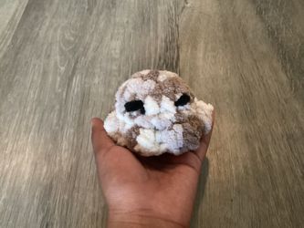 Handmade Crochet Brown Mix Baby Octopus