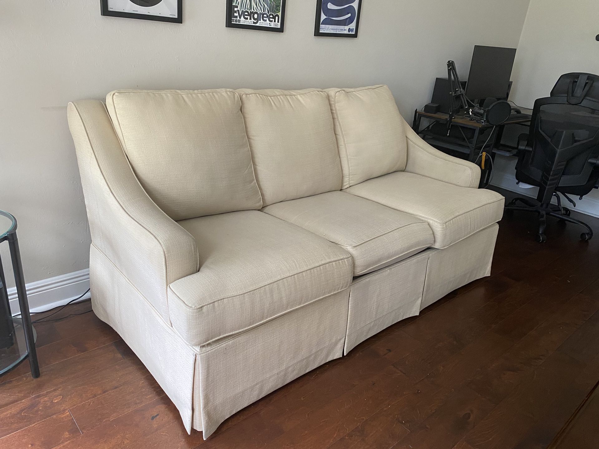 Cream Fabric Couch