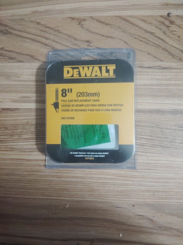 8in Chain Saw Blade For DeWalt Pole Saw