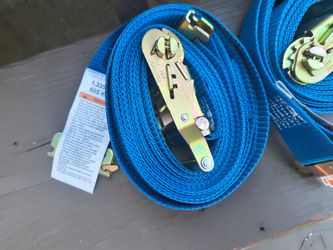 E Track straps and Ratchet Set