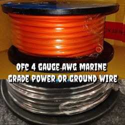 Memphis Certified Pure COPPER 4 And 0 Gauge AWG Wire