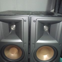 High Powered  Klipsch Bookshelf Stereo Speakers Set 