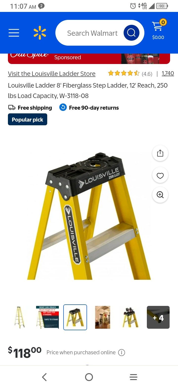 Louisville 8 Ft Lasder