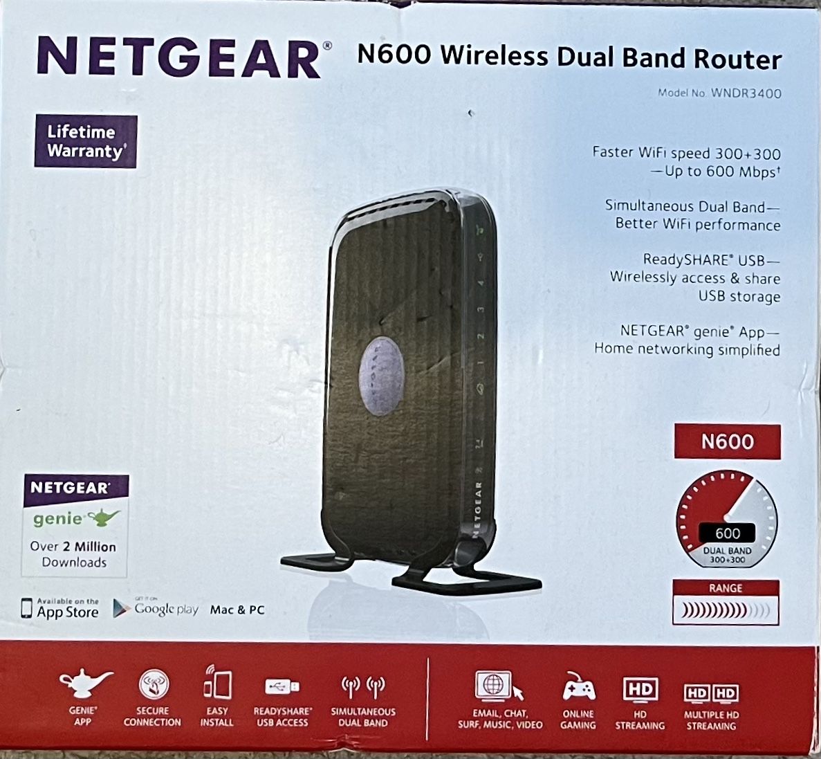 Netgear N600 Wireless Dual Band Router