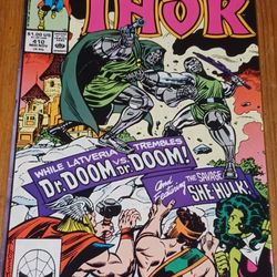 Thor Issue 410 Dr Doom She Hulk November 1989 Marvel Hero 