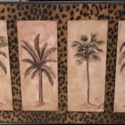 Wooden Palm Tree Decor 13 1/2" L X 23"What 