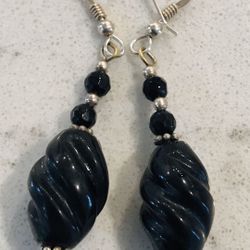 Black Onyx Earrings