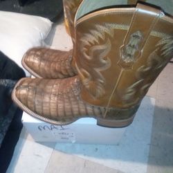 Men's snake skin boots size 13