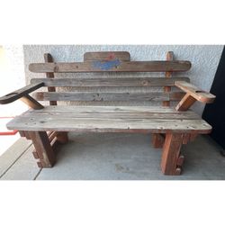 Solid Wood Outdoor Bench