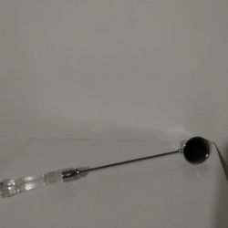 VINTAGE WATERFORD CRYSTAL CANDLE SNUFFER 13" - M100