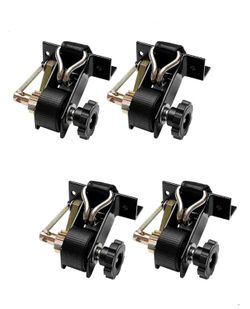 Rack Ratchet Straps, W/J-Hook (4PCS)