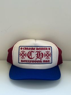 USA Chrome Hearts CH trucker hat