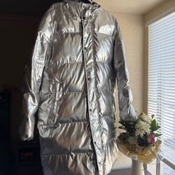 Metallic long coat
