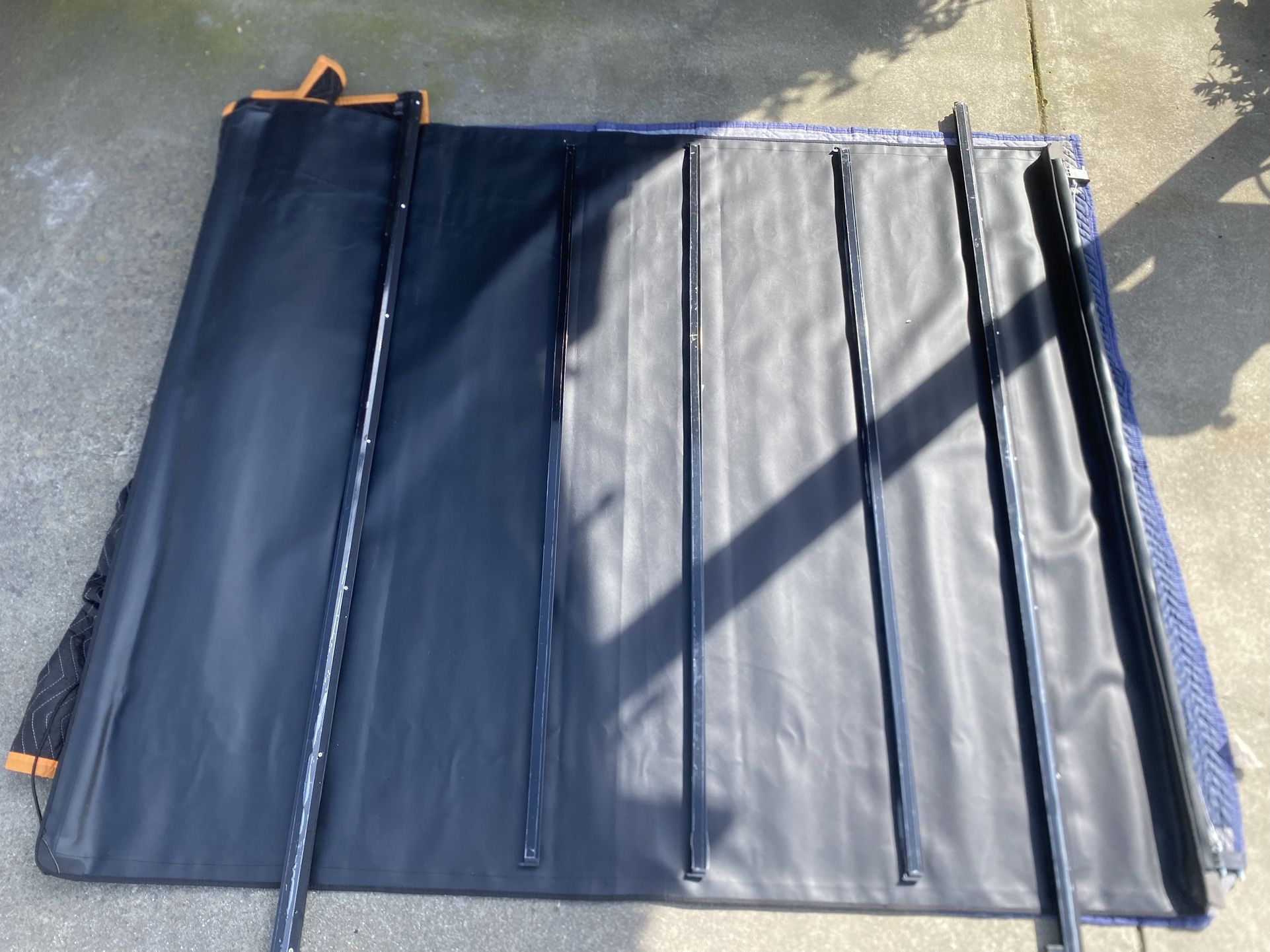 Fits 2015-2025 Ford F150,soft Shell Folding Truck Bed Tonneau Cover 64.8"Bed (77.5")