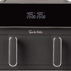 Brand New - Sur La Table 11-Quart Digital Air Fryer - Double Basket, Sync Cook, Touchscreen, Crisper Tray.