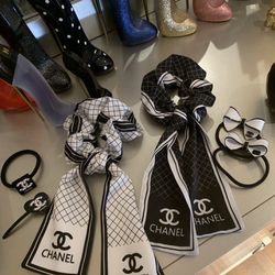 Chanel VIP Scrunchie Hair Bows And Ponytail Holders And Accessories for  Sale in Warwick, RI - OfferUp