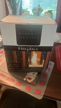 fireplace Mini table top stainless steel