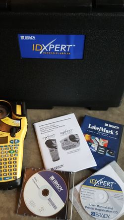 📍Brady IDXpert Handheld Labeler with Labels