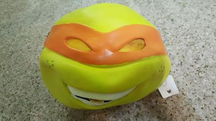Ninja Turtle Michelangelo rubber Mask
