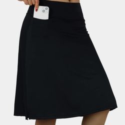 Knee Length Skort W/ Pockets