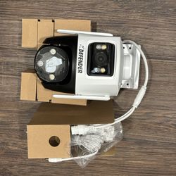 AI Powered Guard Pro 3K PLUS Dual Lens PTZ Wi-Fi 6-Plug-in Security Camera -2 Pack