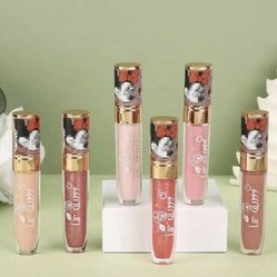 Set Of 6 Minnie Mouse Lip Gloss