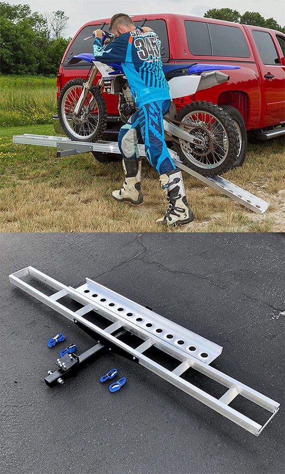 $90 NEW Aluminum Foldable Motorcycle Loading Ramp, Scooter, Wheel Chair, Motorbike (Max 450 lbs)