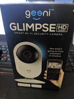 Geeni Glimpse 1080p HD Smart Camera – Indoor Home Security Camera – No Hub