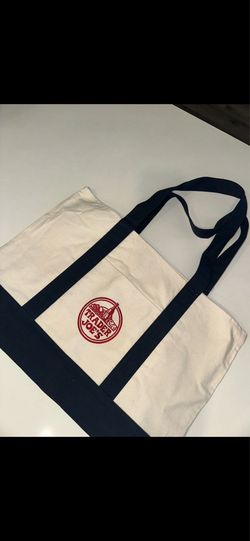 Trader Joe’ Large Navy Blue Canvas