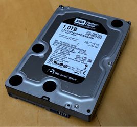 WD Caviar Black 1TB Sata / 64MB cache Hard Drive