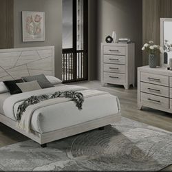 Brand: Furniture of america ... This set includes the Bed, Nightstand, Dresser, Mirror. Bed measures 63.5" x 82.5" x 53.5" H. Nightstand measures 21.5