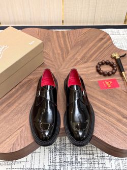 Christian Louboutin Men’s Leather Shoes With Box 2026 New