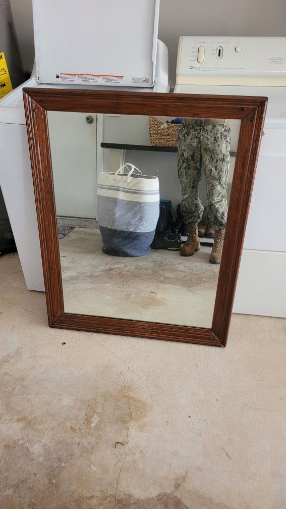 Antique Heavy Mirror