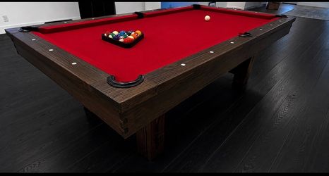 Modern Pool Table 8’ W/ Custom Dining Top (Free Delivery & Pro Setup)