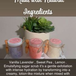 Emulsifying Sugar Scrubs 