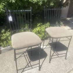 Iron Bar Stools. Indoor/outdoor.92014