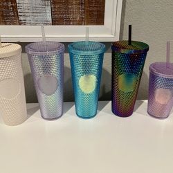 Starbucks studded  tumblers over seas. Brand New. 