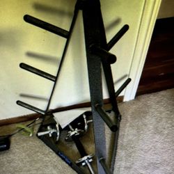Barbell Weight Plate Rack – Excellent Condition!