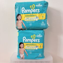 Pampers Diapers Size 4 Bundle