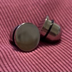 16mm 5/8 Stainless Steel Silver Plugs Gauges Body Jewelry